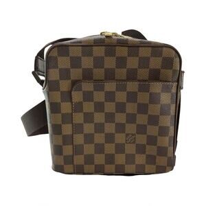 Louis Vuitton Vintage District PM Damier Ebene Crossbody Bag Made in France 2004